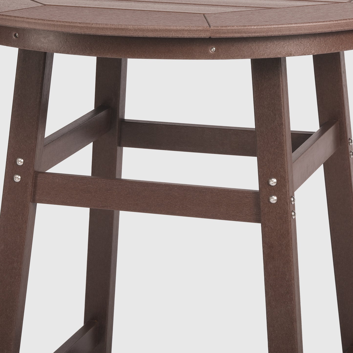 Stockholm All-Weather Outdoor 35" Round Bar Table (42" Height) Seahawk Designs Patio Bar Tables