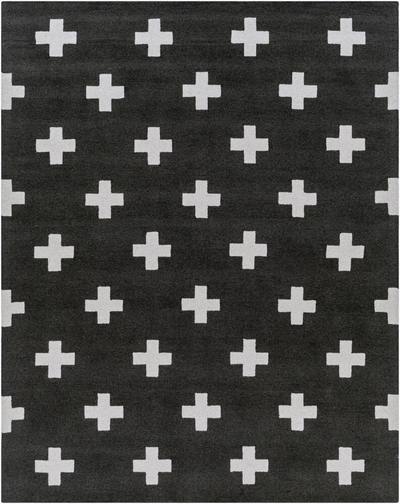 Hilda Handmade Rug — Black/White
