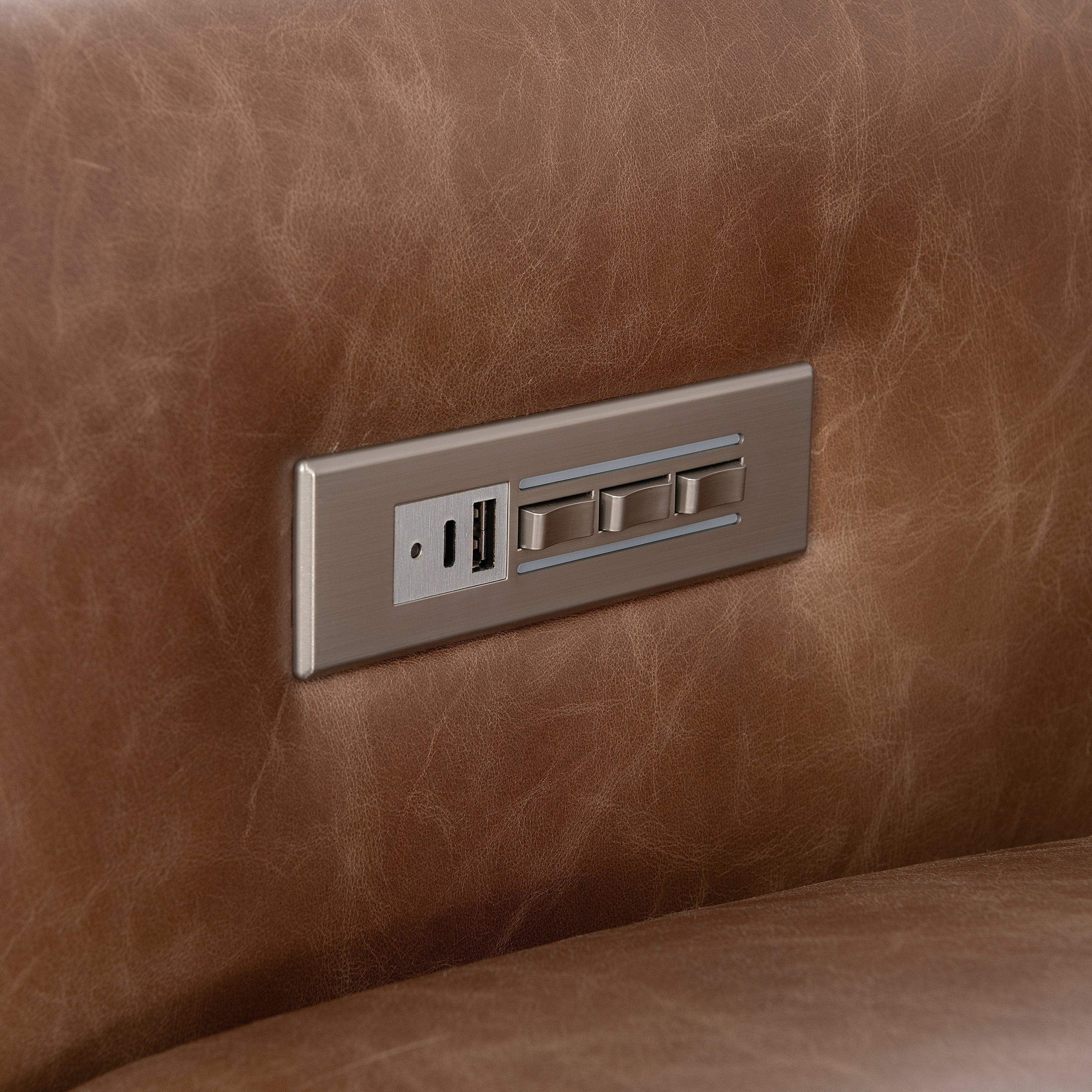 Lioni Leather Power Motion Chair Bernhardt Living