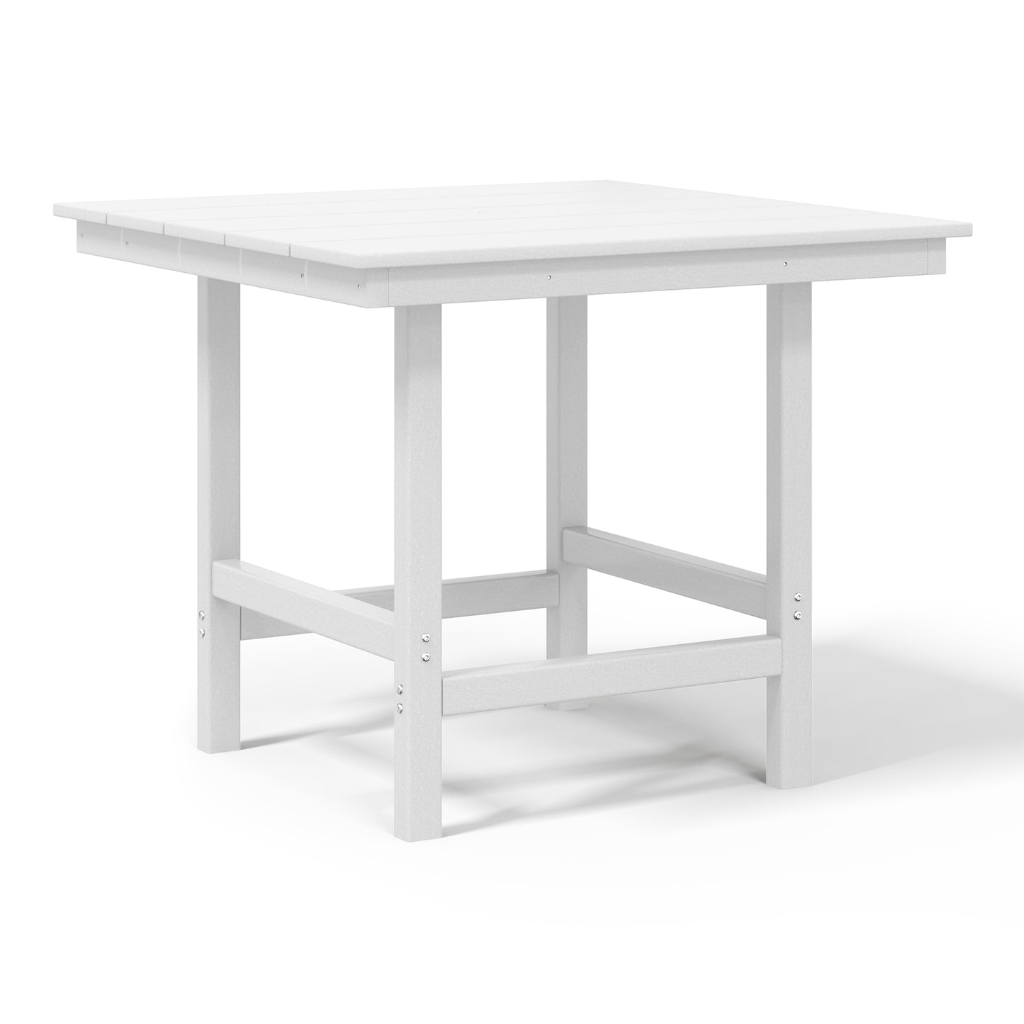 Tuscany 36" Square Dining Table White Seahawk Designs Patio Dining Tables
