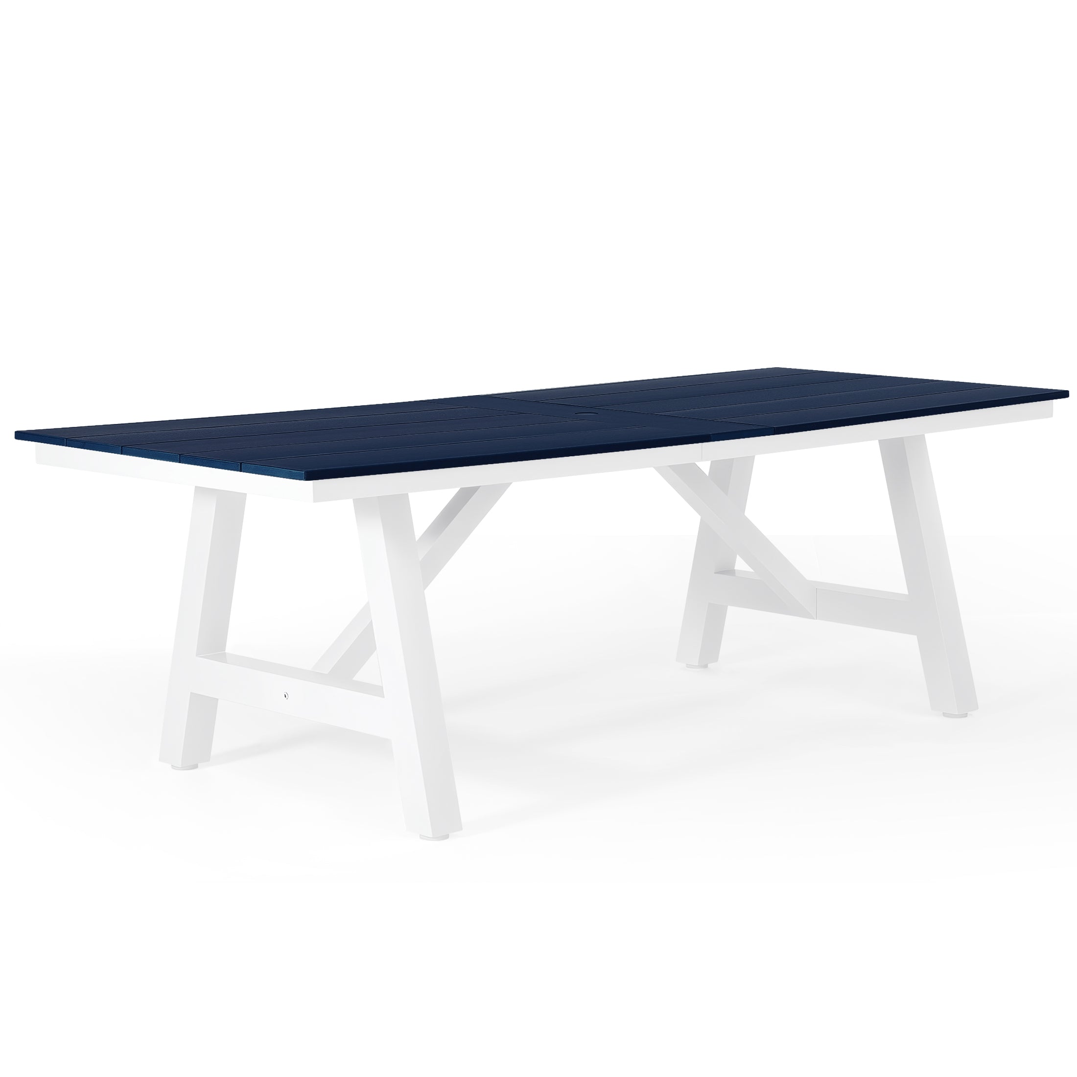 Vista 90" x 39" Rectangular Dining Table Navy Blue Seahawk Designs Patio Dining Tables