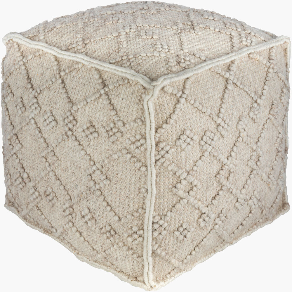 Hygge Pouf — Black/White