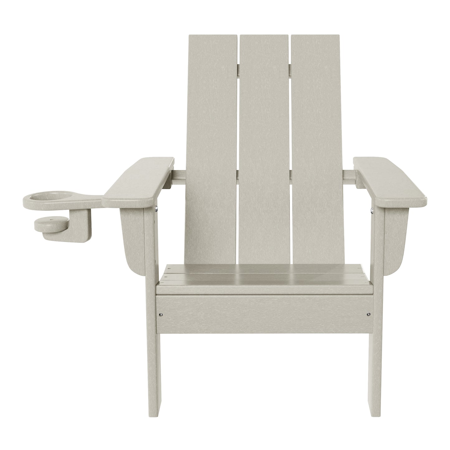Tiny Terraces Kids Adirondack Chair with Cup Holder (Set of 2) Sand Seahawk Designs Kids Adirondack Chairs
