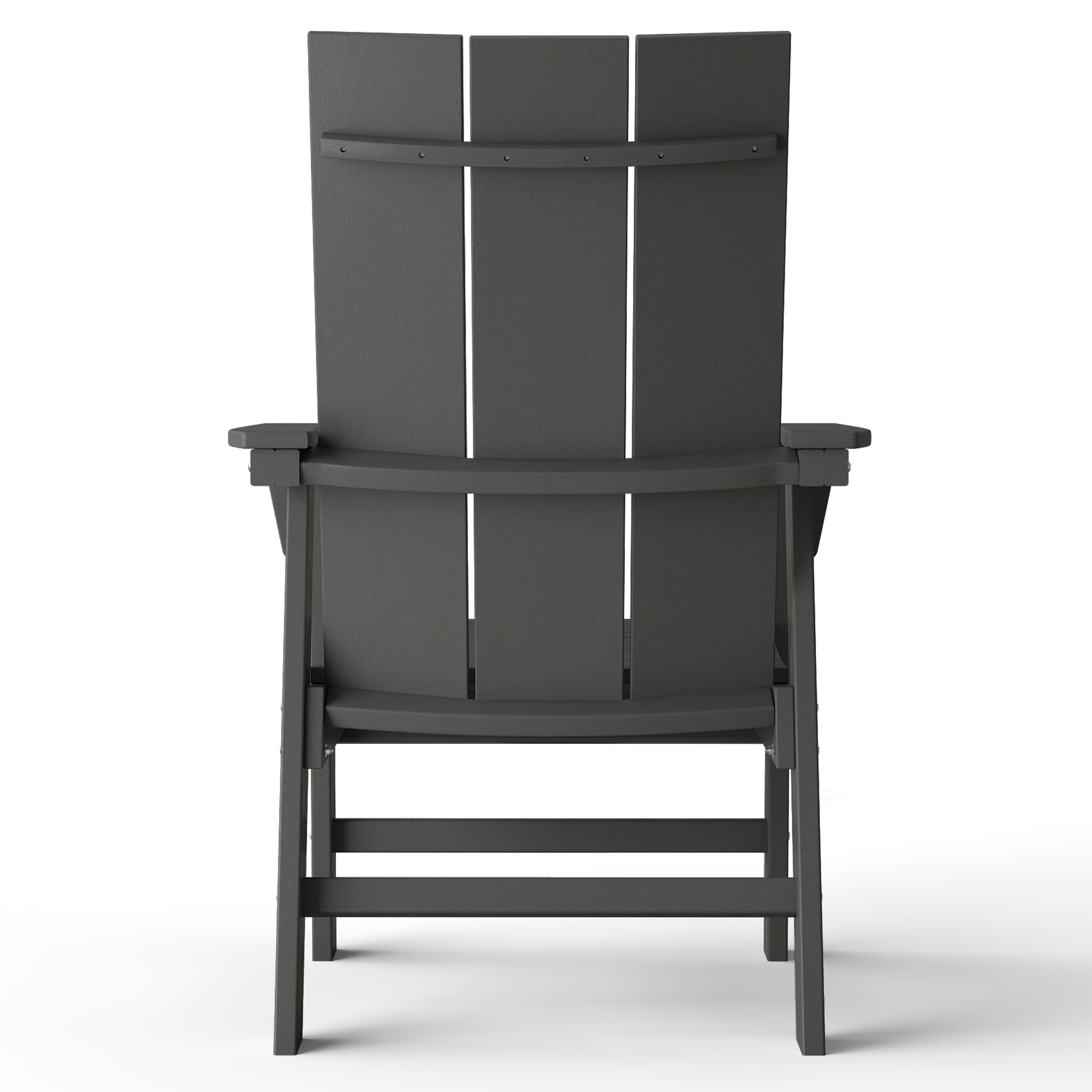 Malibu Modern All-Weather Outdoor Contoured Adirondack Dining Chair Seahawk Designs Patio Dining Chairs