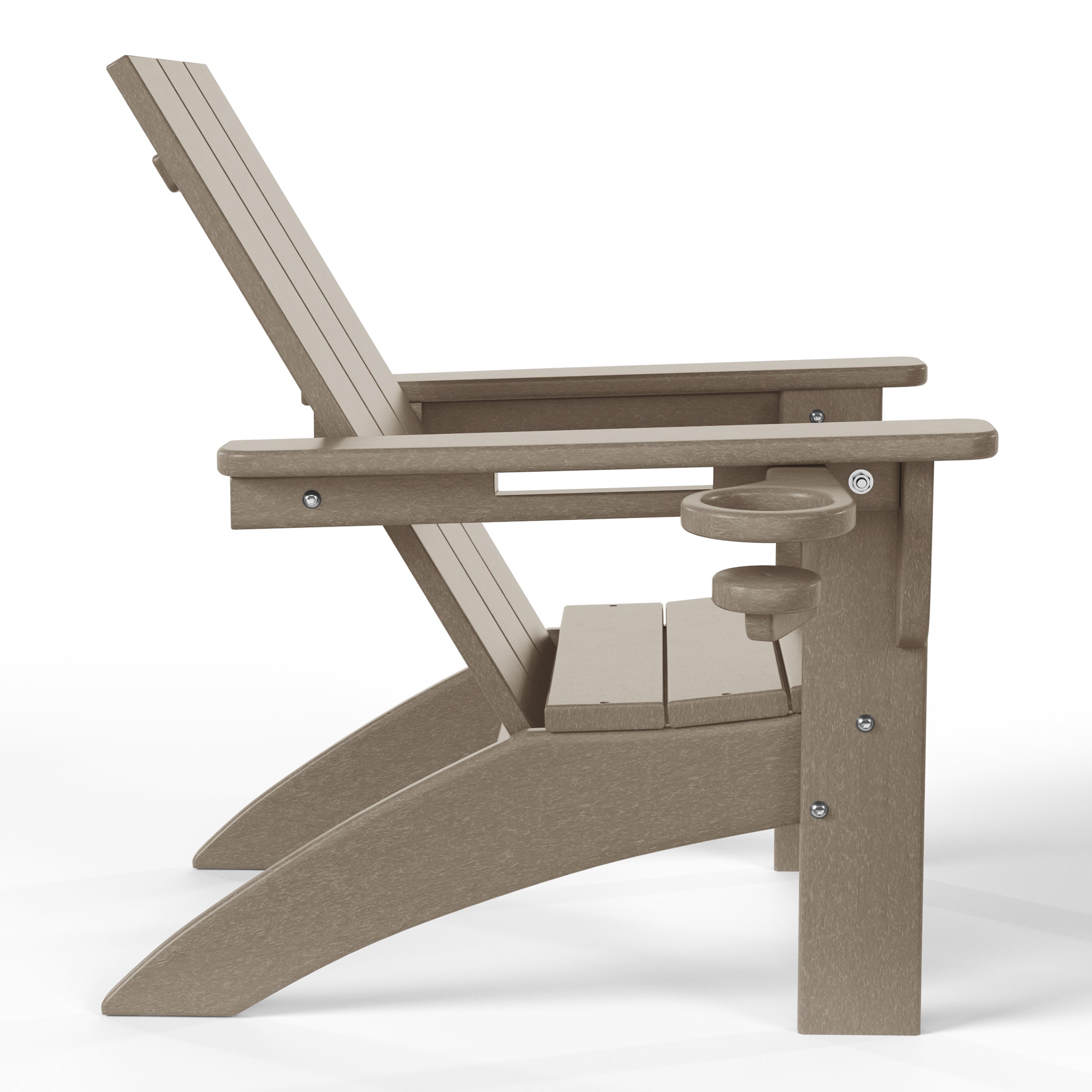 Tiny Terraces Kids Adirondack Chair with Cup Holder (Set of 2) Seahawk Designs Kids Adirondack Chairs