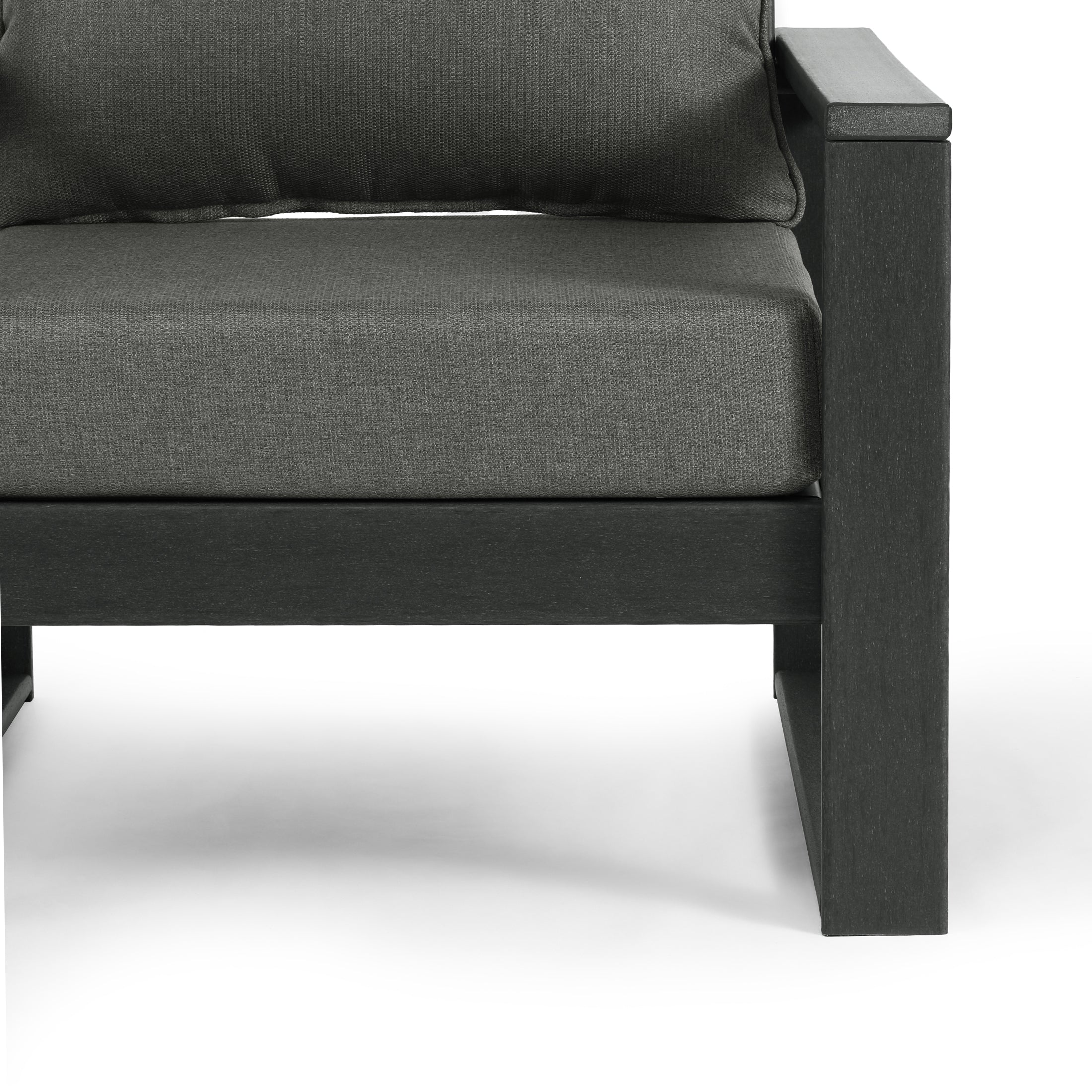 Signature All-Weather Outdoor Modular Patio Deep Seating Right Arm Chair (Right Arm Sectional Seat) Seahawk Designs Patio Chairs