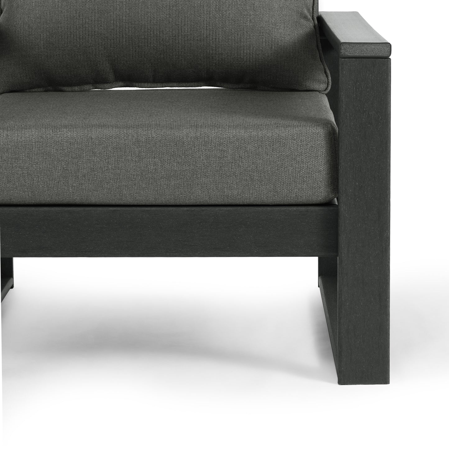 Signature All-Weather Outdoor Modular Patio Deep Seating Left Arm Chair (Left Arm Sectional Seat) Seahawk Designs Patio Chairs