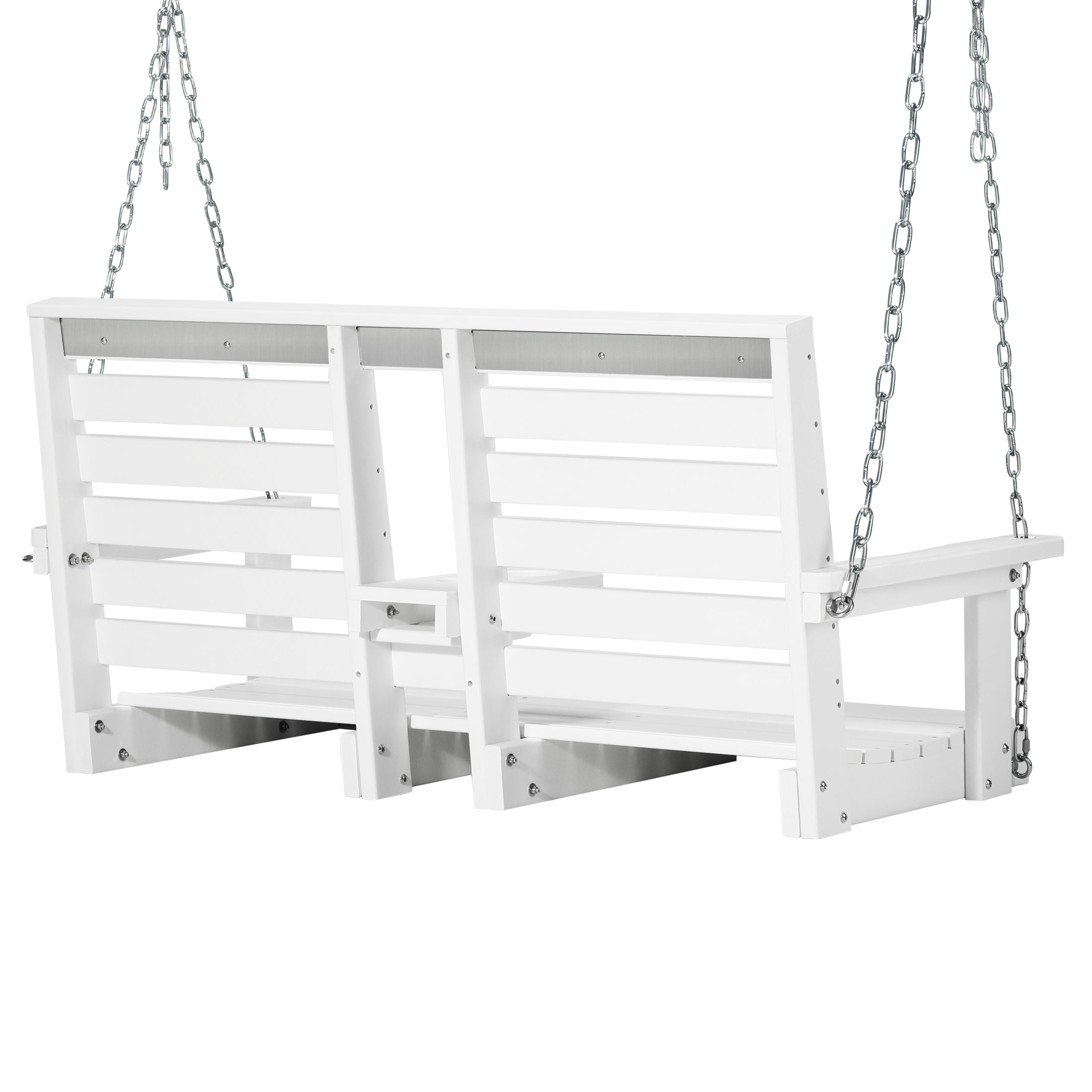 Charleston 54" Porch Swing with Folding Cup Holder Seahawk Designs Porch Swings