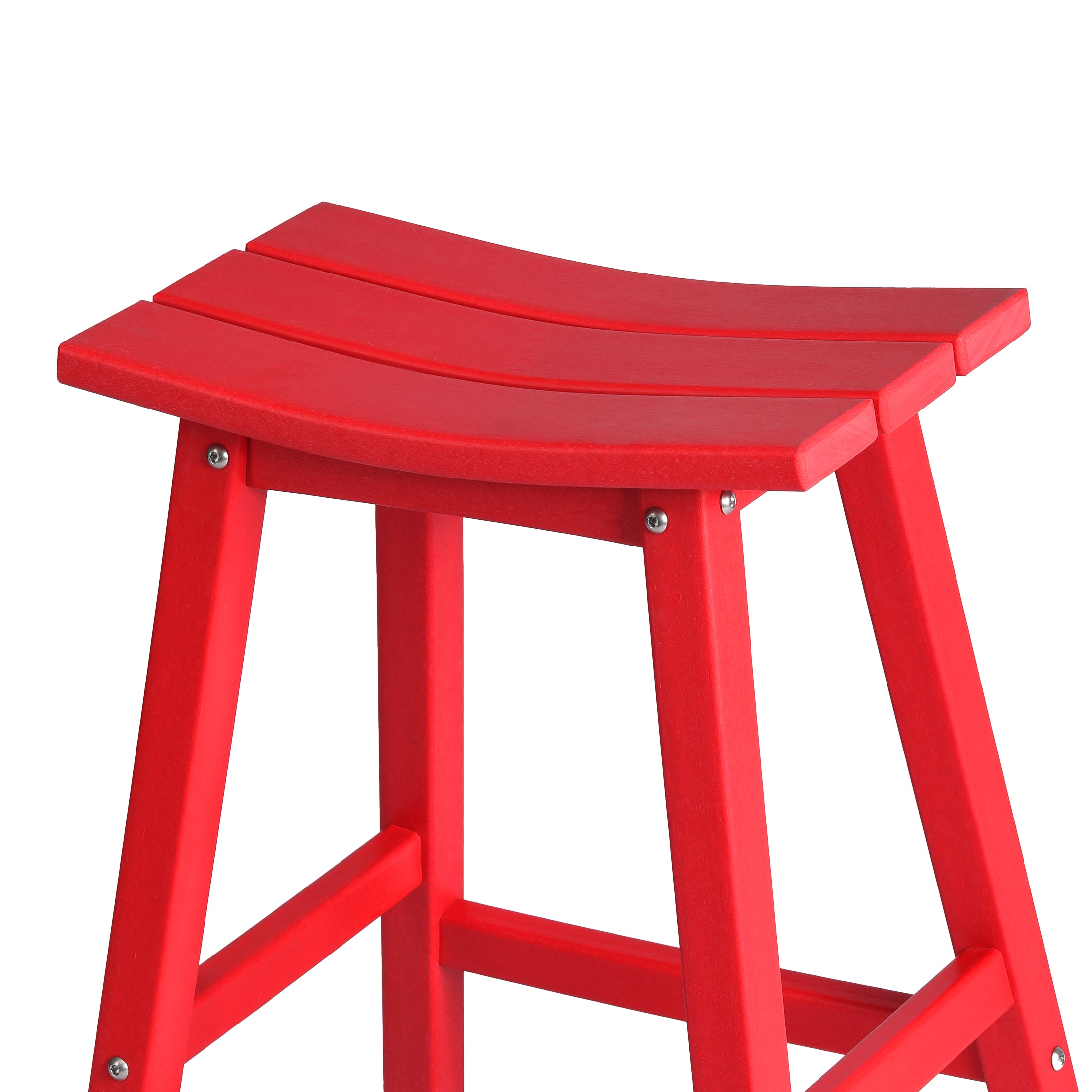 Stockholm All-Weather Outdoor Saddle Counter Stool (24" Height) Seahawk Designs Patio Bar & Counter Stools