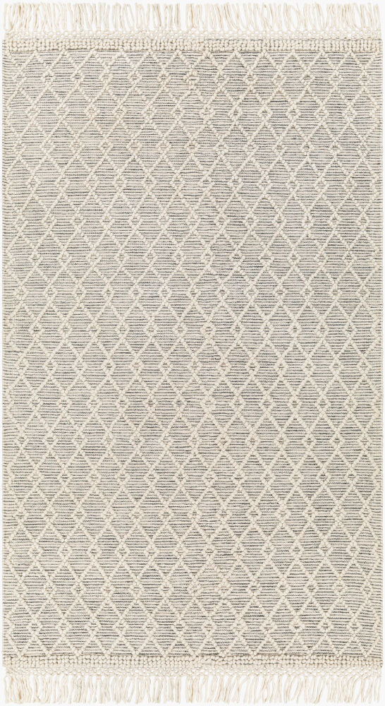 Hemingway Handmade Rug — Black/Ivory
