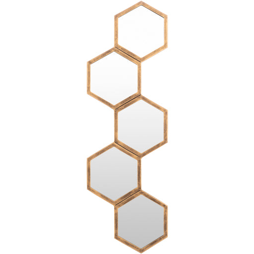 Honeycomb Accent Mirror Livabliss Honeycomb