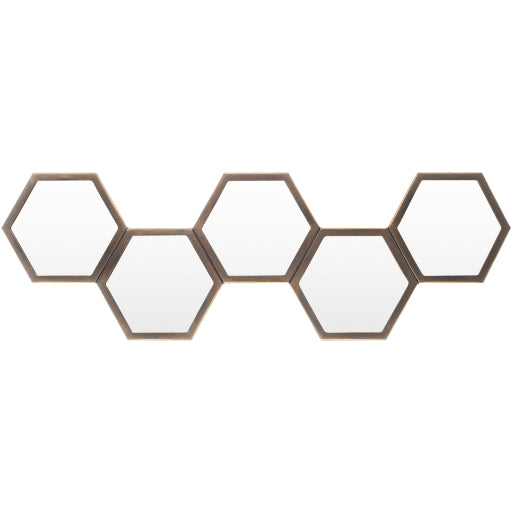 Honeycomb Accent Mirror Livabliss Honeycomb