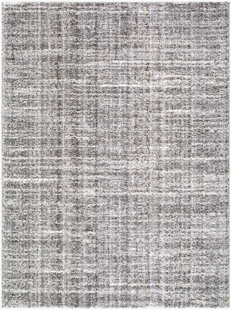 Honour Machine Woven Rug — Black/Light Gray