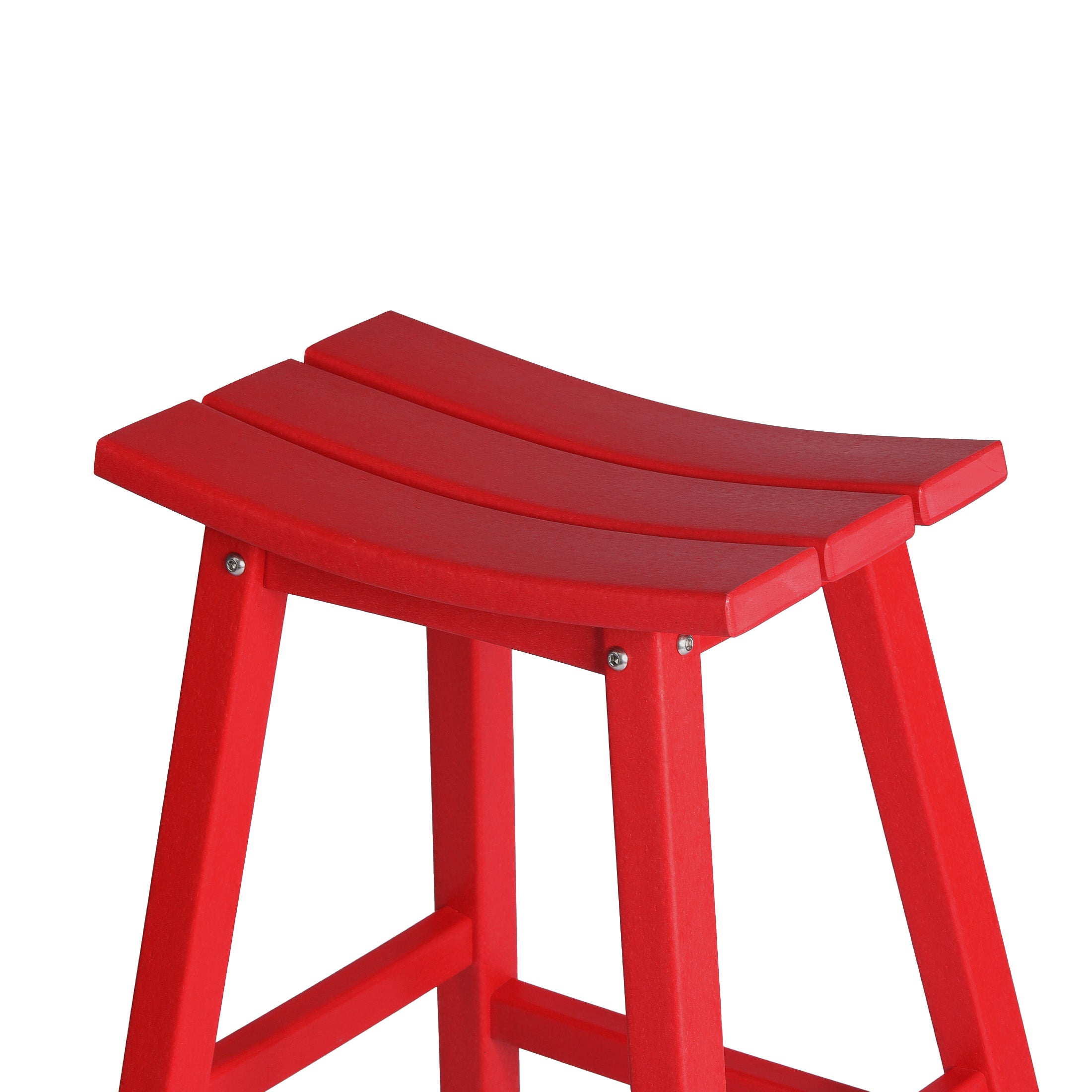 Stockholm All-Weather Outdoor Saddle Bar Stool (29" Height) Seahawk Designs Patio Bar & Counter Stools