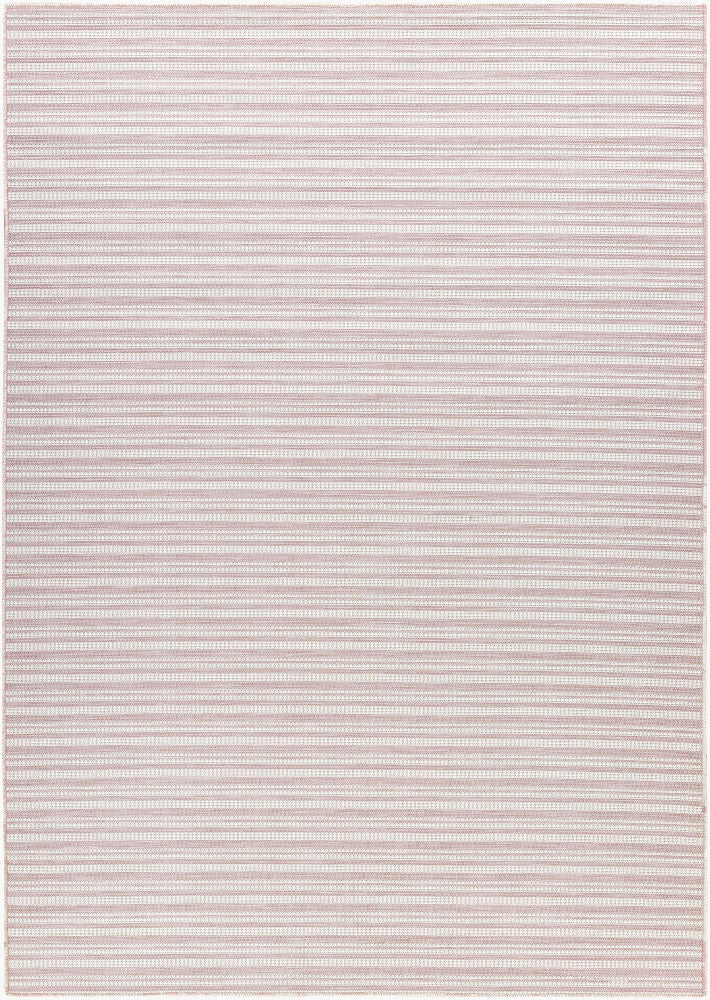 Hampton Machine Woven Rug — Dusty Pink/Ivory