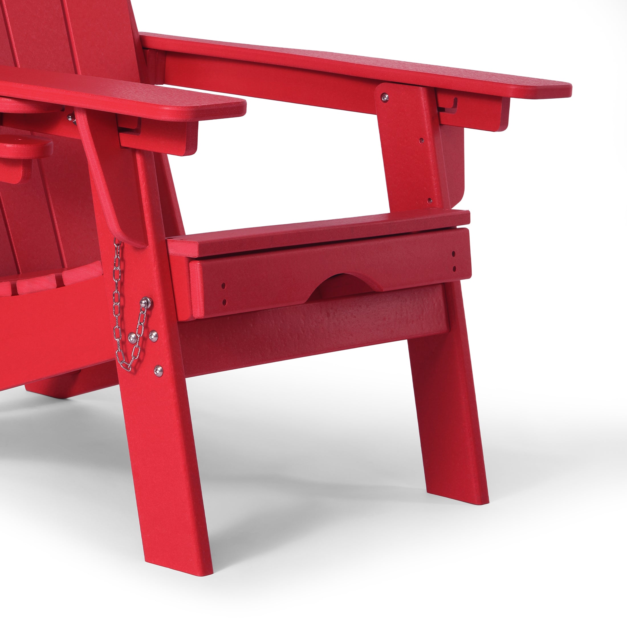 Chatham Folding Adjustable Adirondack Chair with Cup Holder and Hideaway Ottoman Seahawk Designs Adirondack Chairs