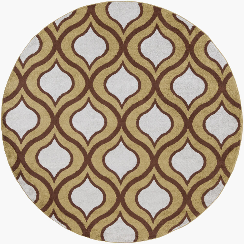 Horizon Machine Woven Rug — Charcoal/Dark Brown