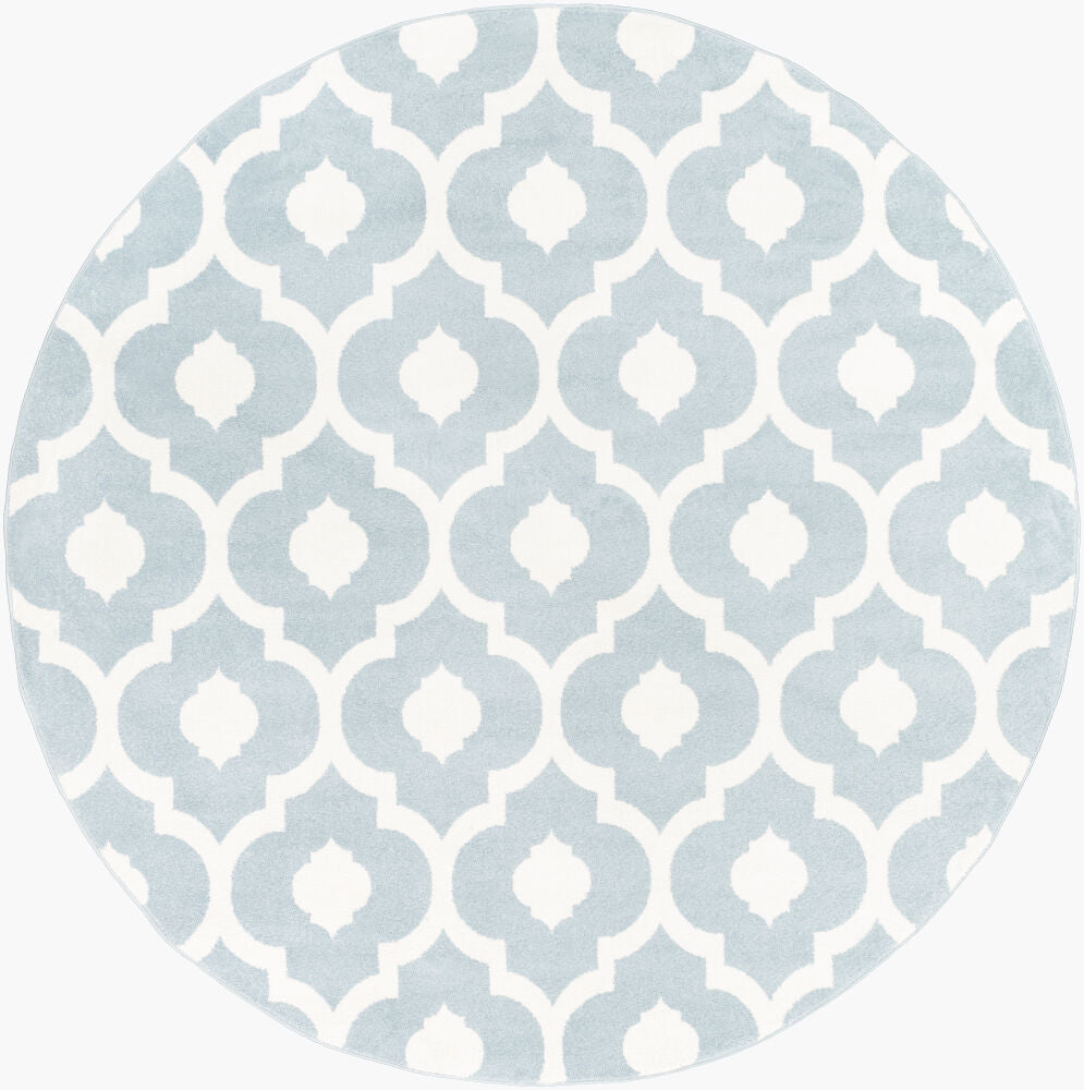 Horizon Machine Woven Rug — Cream/Denim
