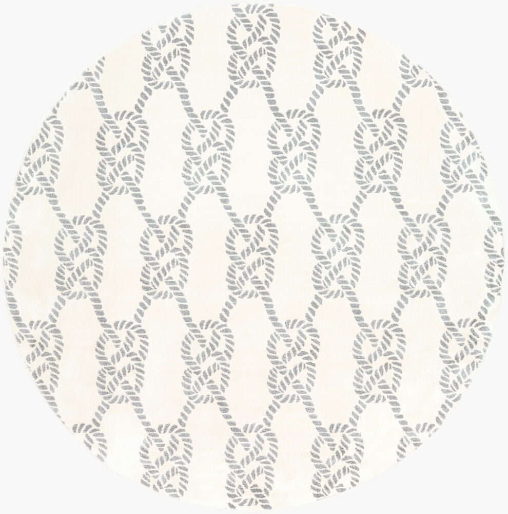 Horizon Machine Woven Rug — Cream/Slate