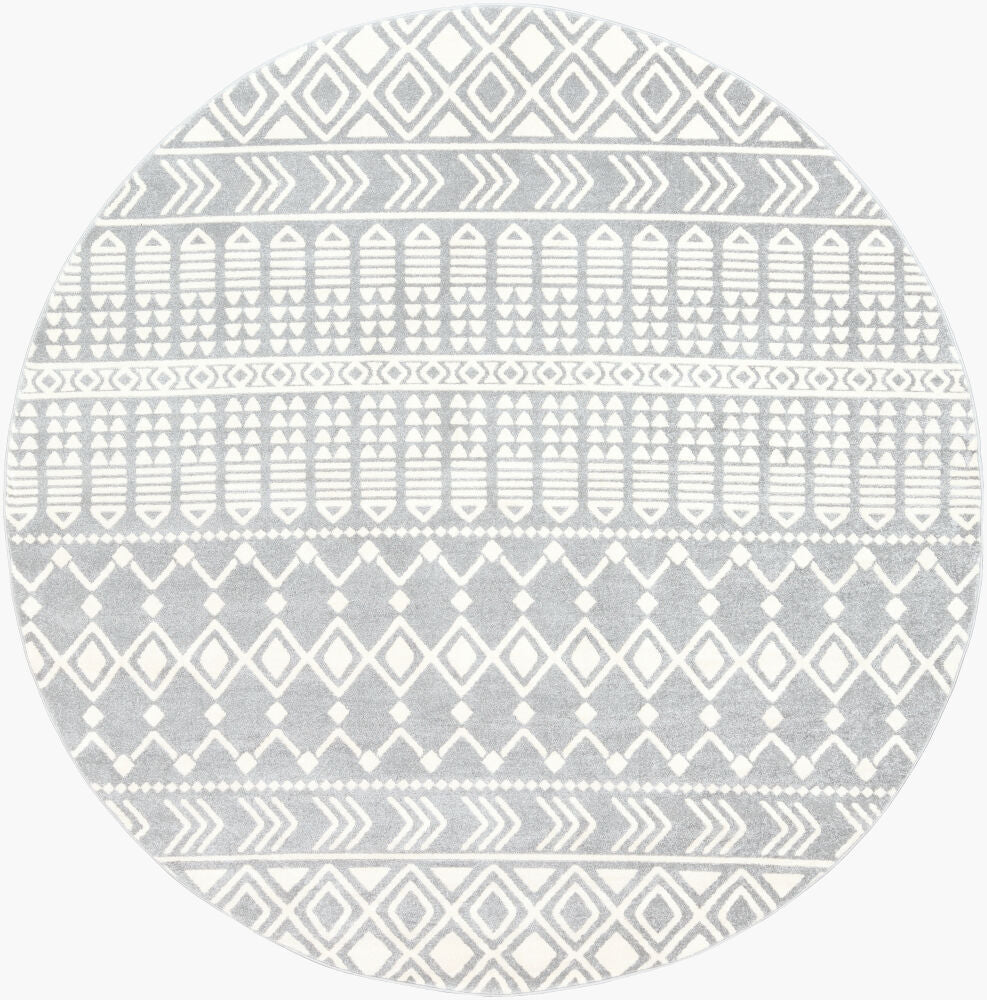 Horizon Machine Woven Rug — Cream/Slate
