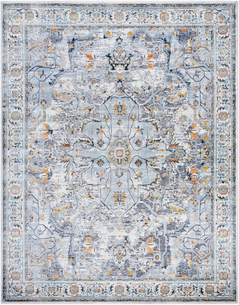 Hassler Machine Woven Rug — Charcoal/Light Slate