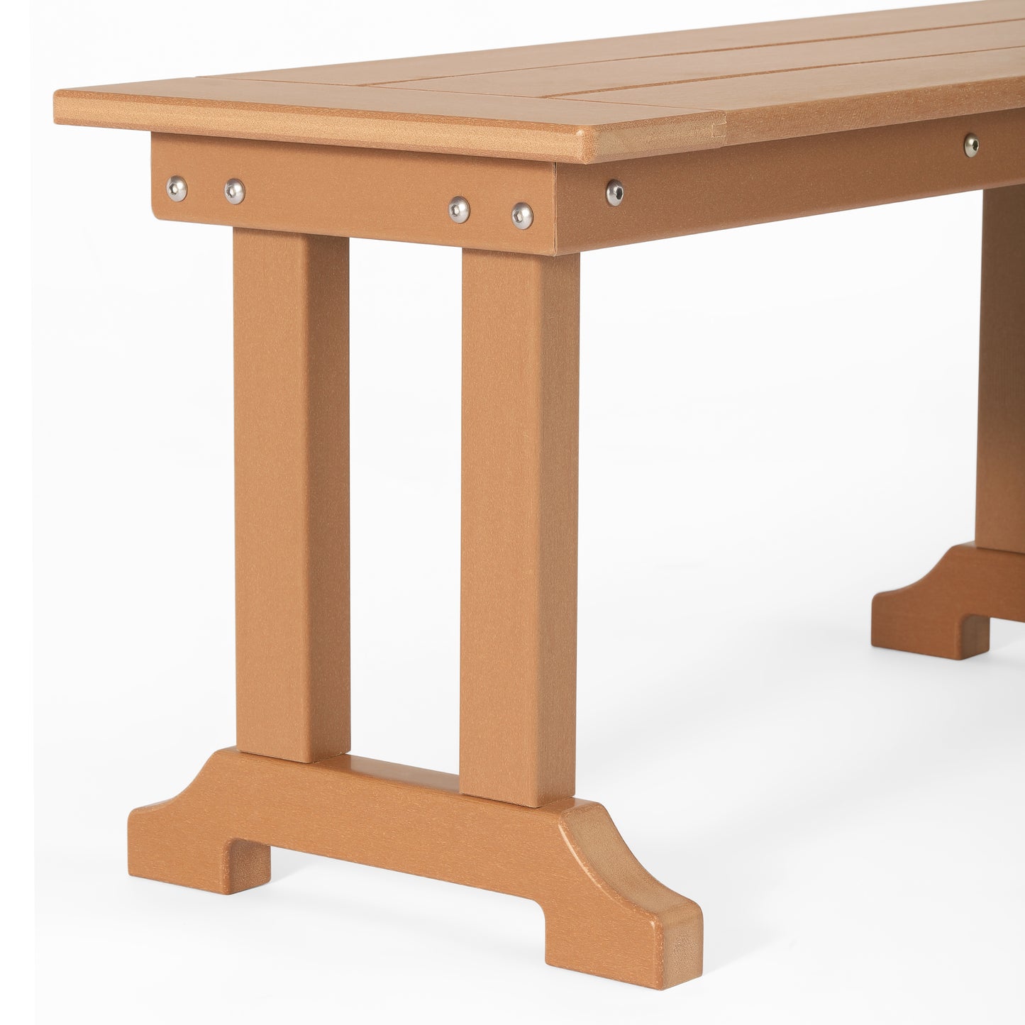 Tuscany All-Weather Outdoor 65" Trestle Dining Bench Seahawk Designs Patio Benches