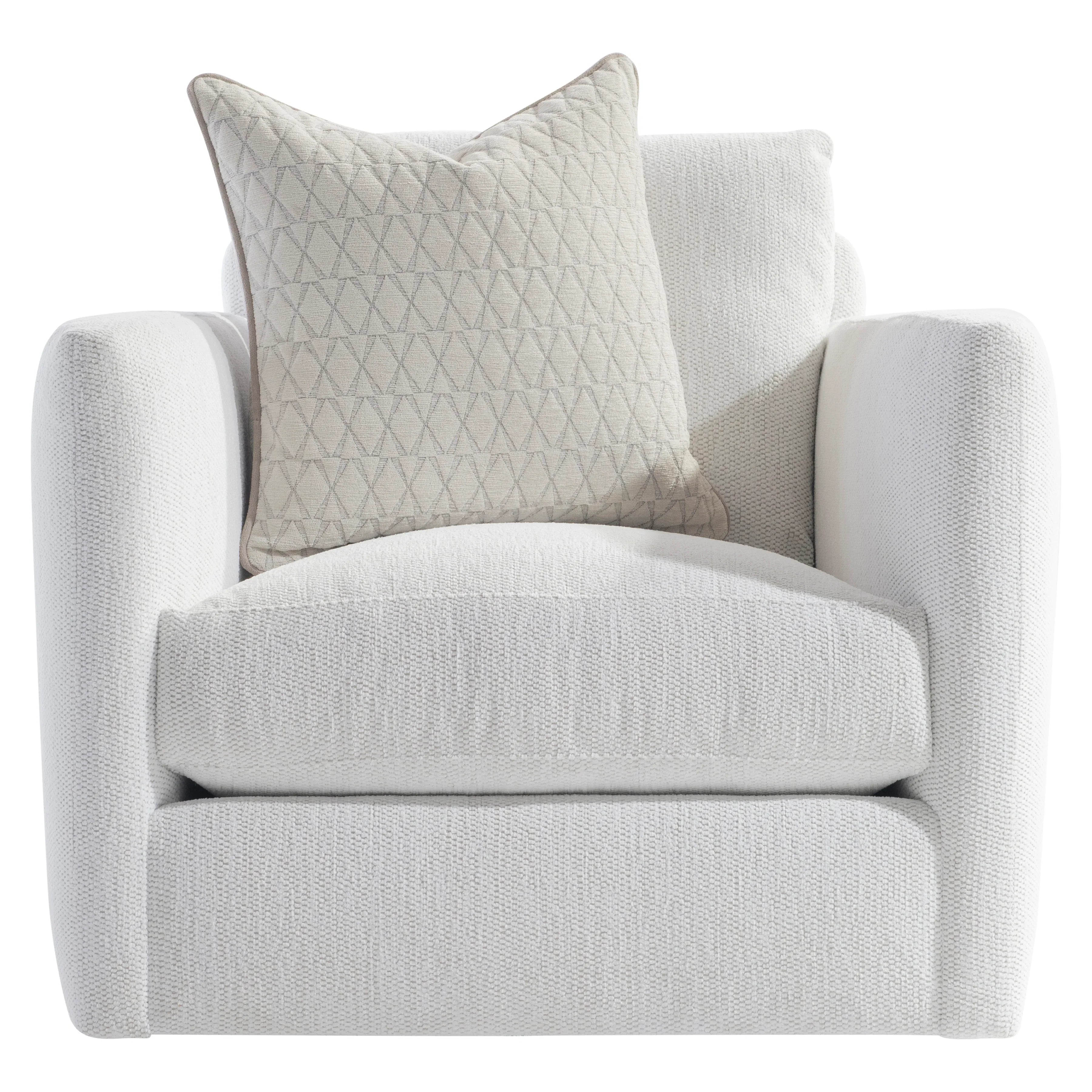 Rory Fabric Swivel Chair Bernhardt Living