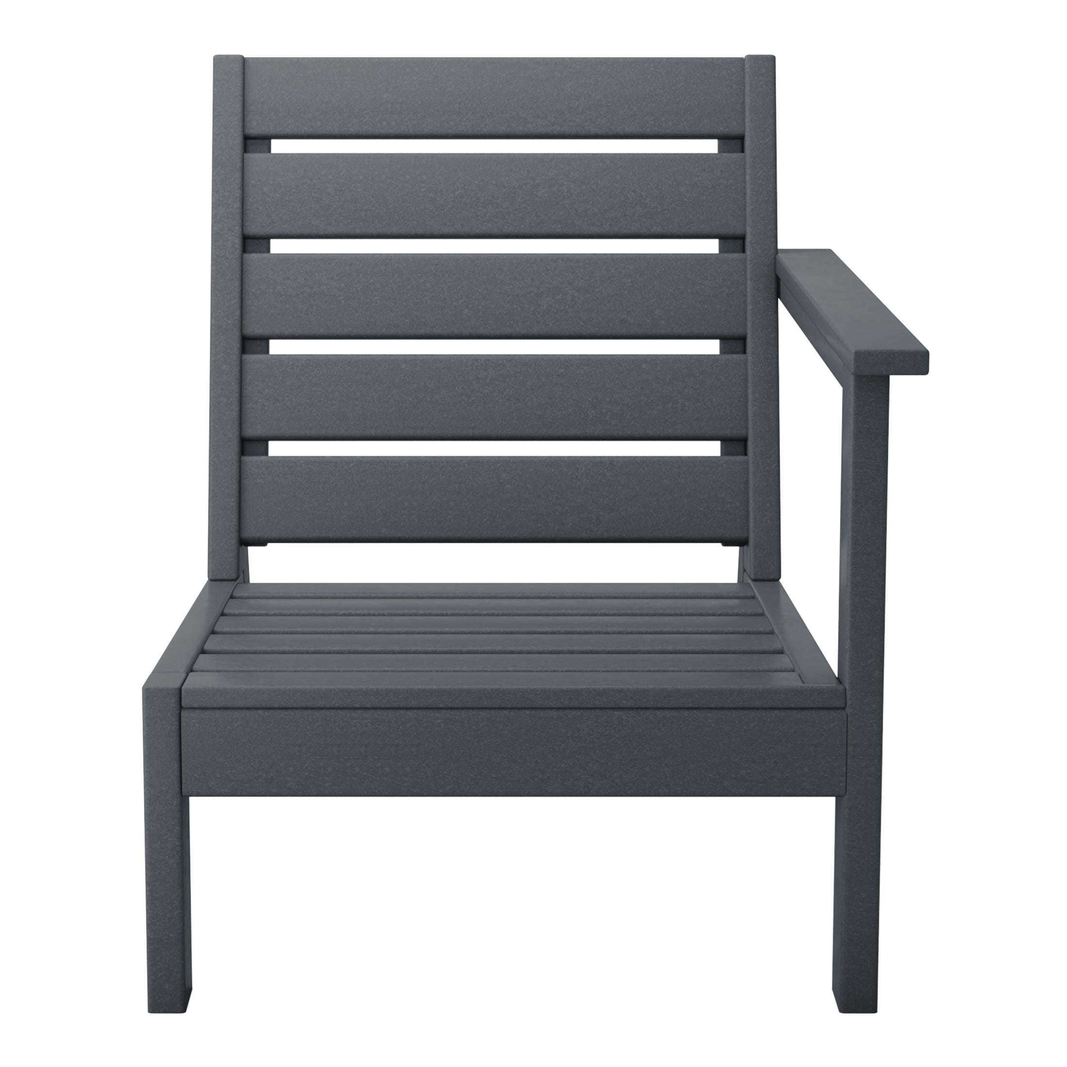 Scottsdale All-Weather Outdoor Modular Deep Seating Arm Chair (with Optional Cushions) Gray Brown Seahawk Designs Patio Chairs