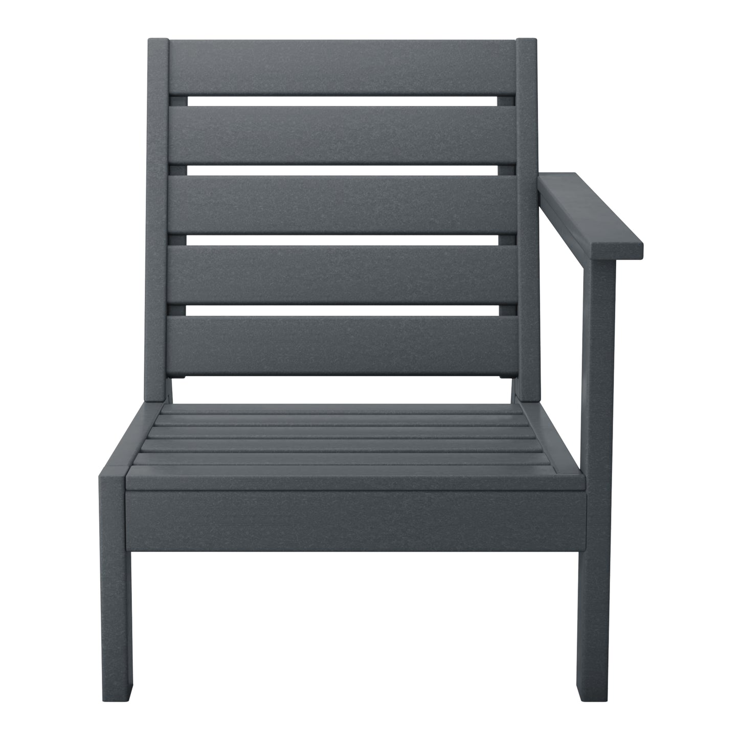 Scottsdale All-Weather Outdoor Modular Deep Seating Arm Chair (with Optional Cushions) Gray Brown Seahawk Designs Patio Chairs