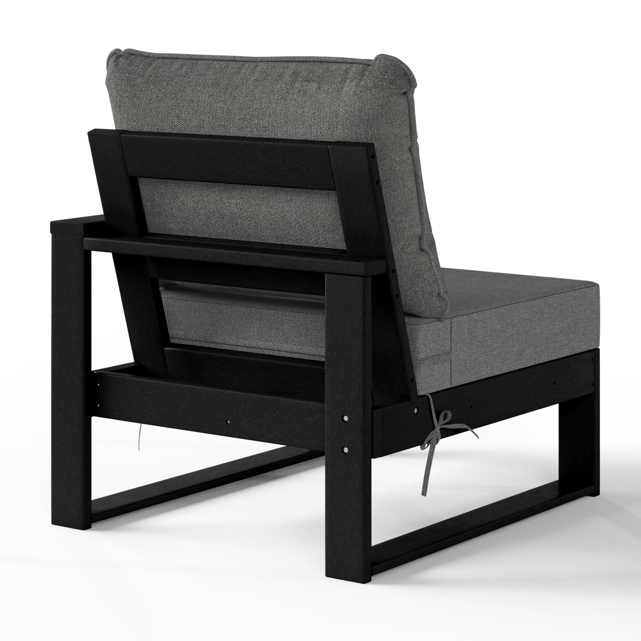 Signature All-Weather Outdoor Modular Patio Deep Seating Right Arm Chair (Right Arm Sectional Seat) Seahawk Designs Patio Chairs