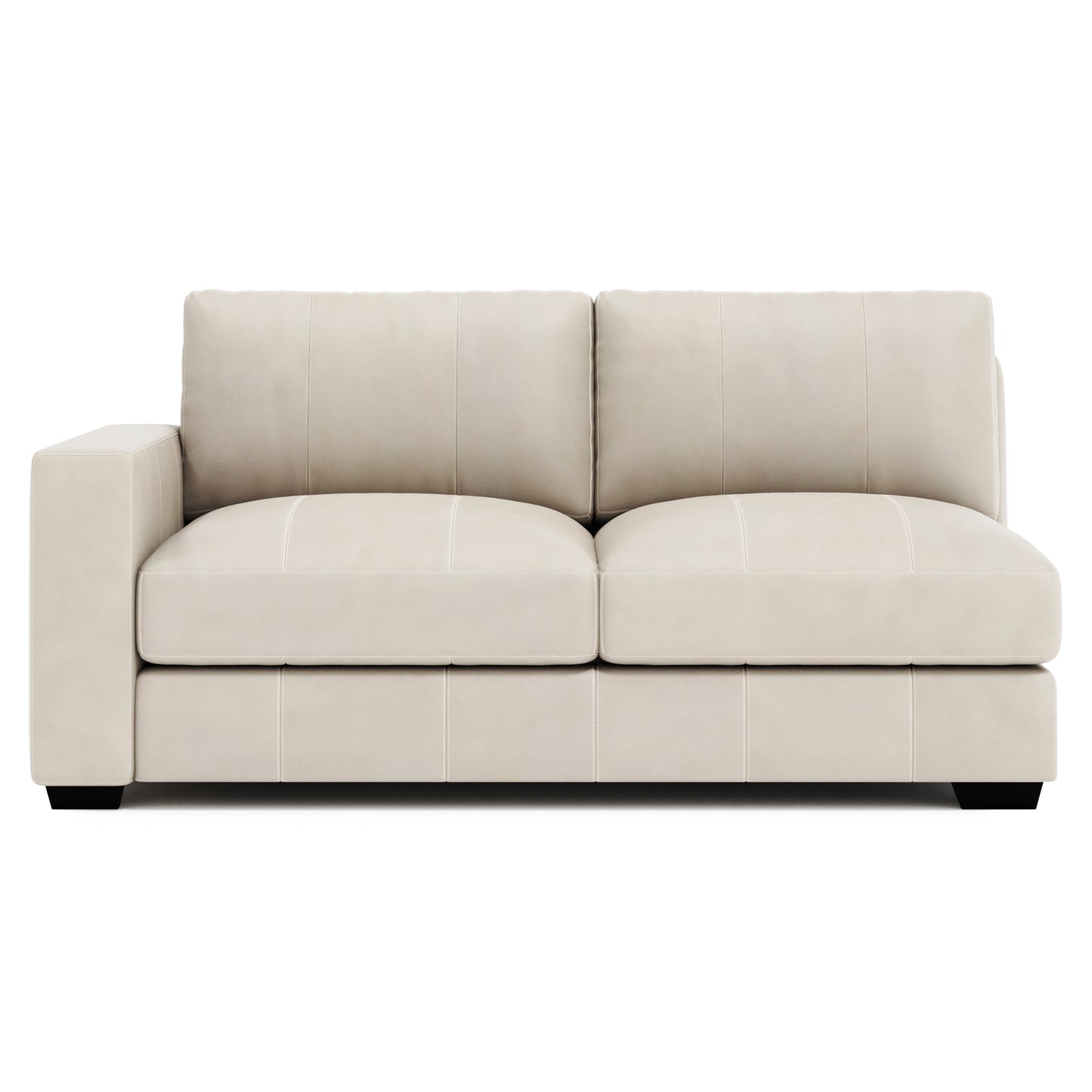 Dawkins Leather Left Arm Loveseat