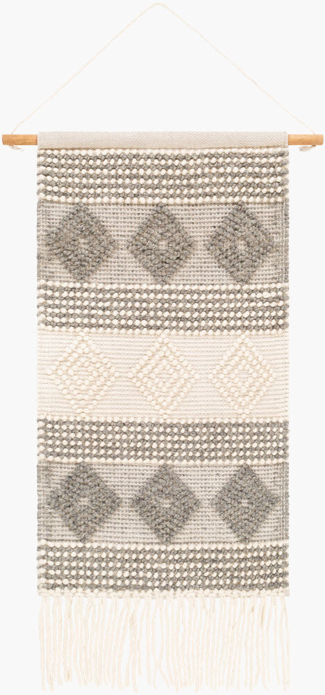 Hygge Wall Hanging — Charcoal/White