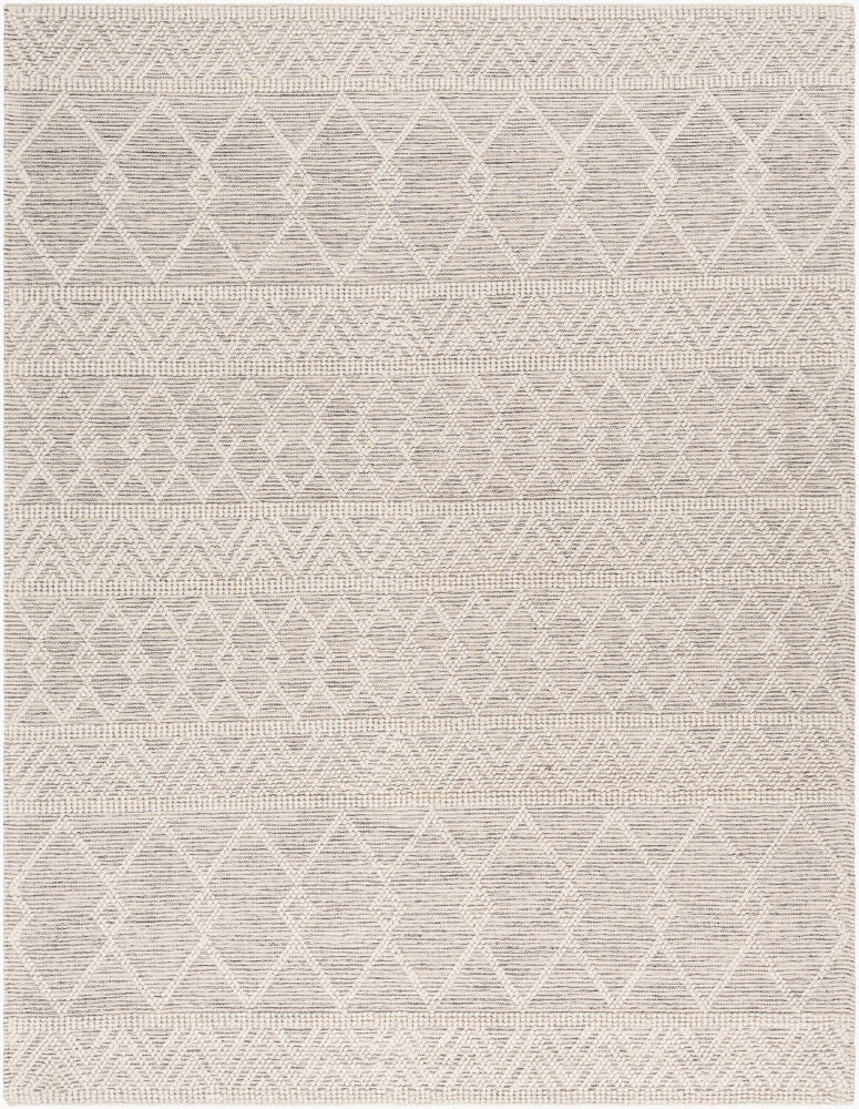 Hygge Handmade Rug — Charcoal/White