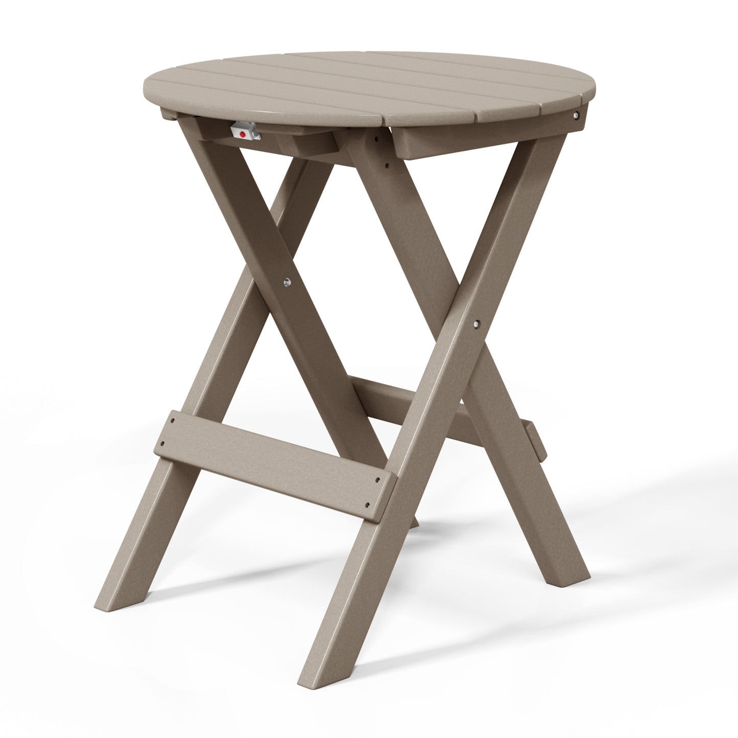 Tuscany All-Weather Outdoor Patio Round Folding Dining Table (24" Top) Seahawk Designs Patio Dining Tables