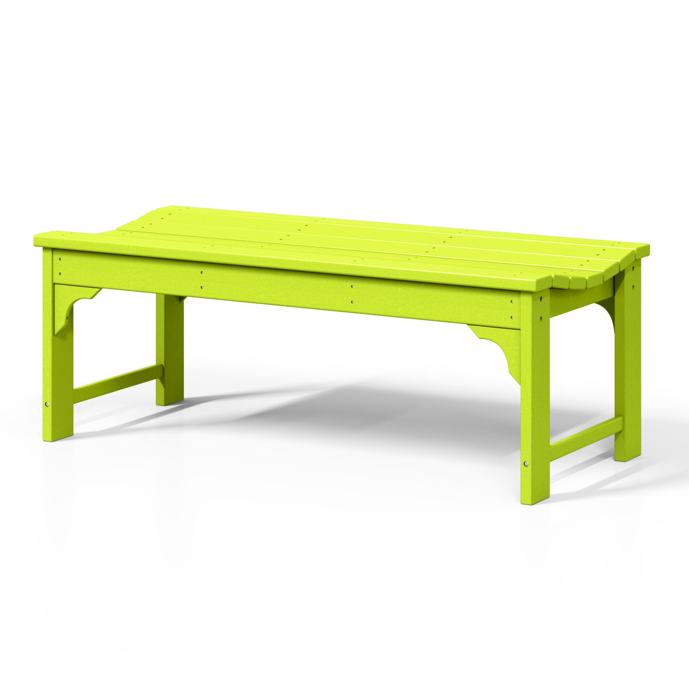 Concord All-Weather Outdoor Garden Backless Bench (46" Wide) Seahawk Designs Patio Benches