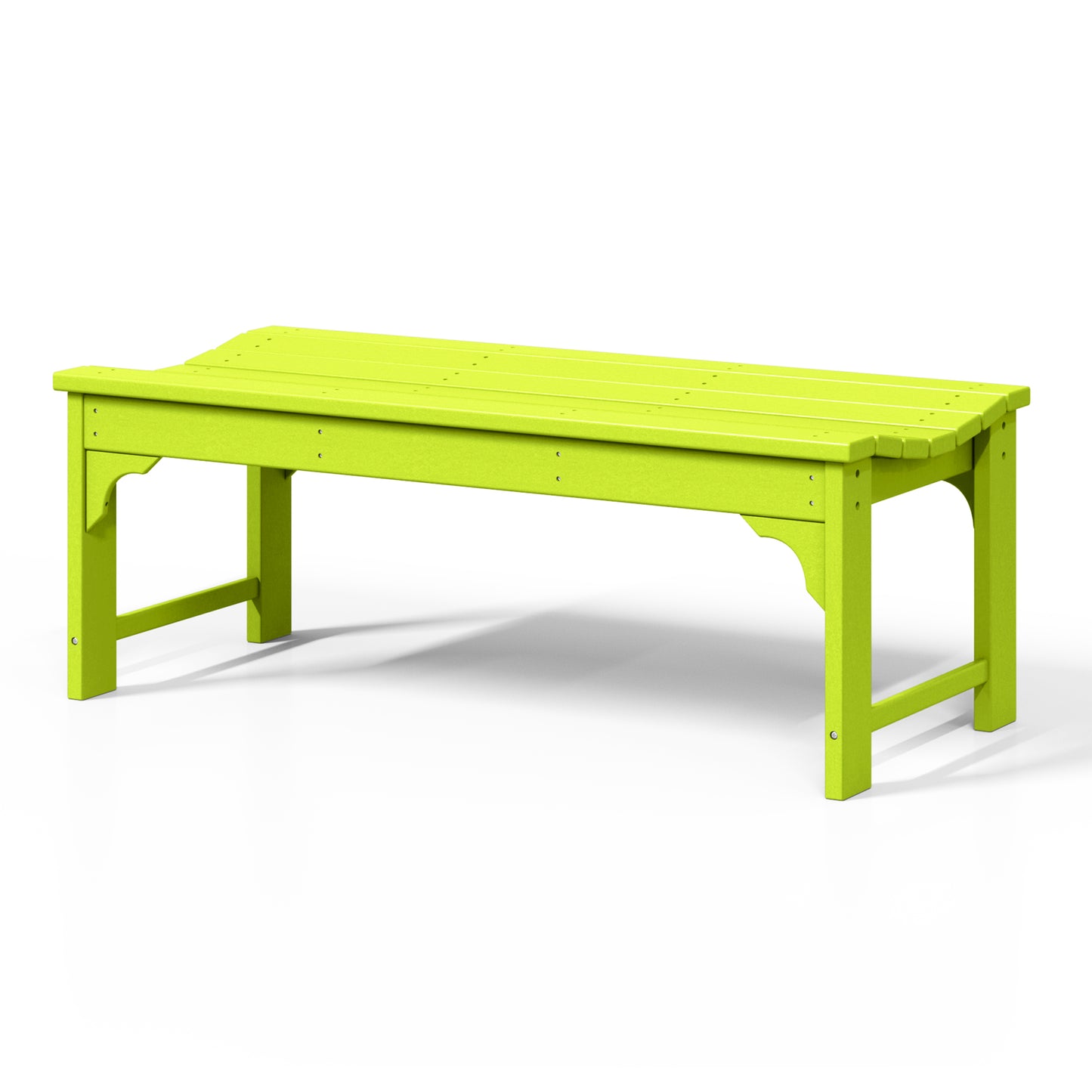 Concord All-Weather Outdoor Garden Backless Bench (46" Wide) Seahawk Designs Patio Benches