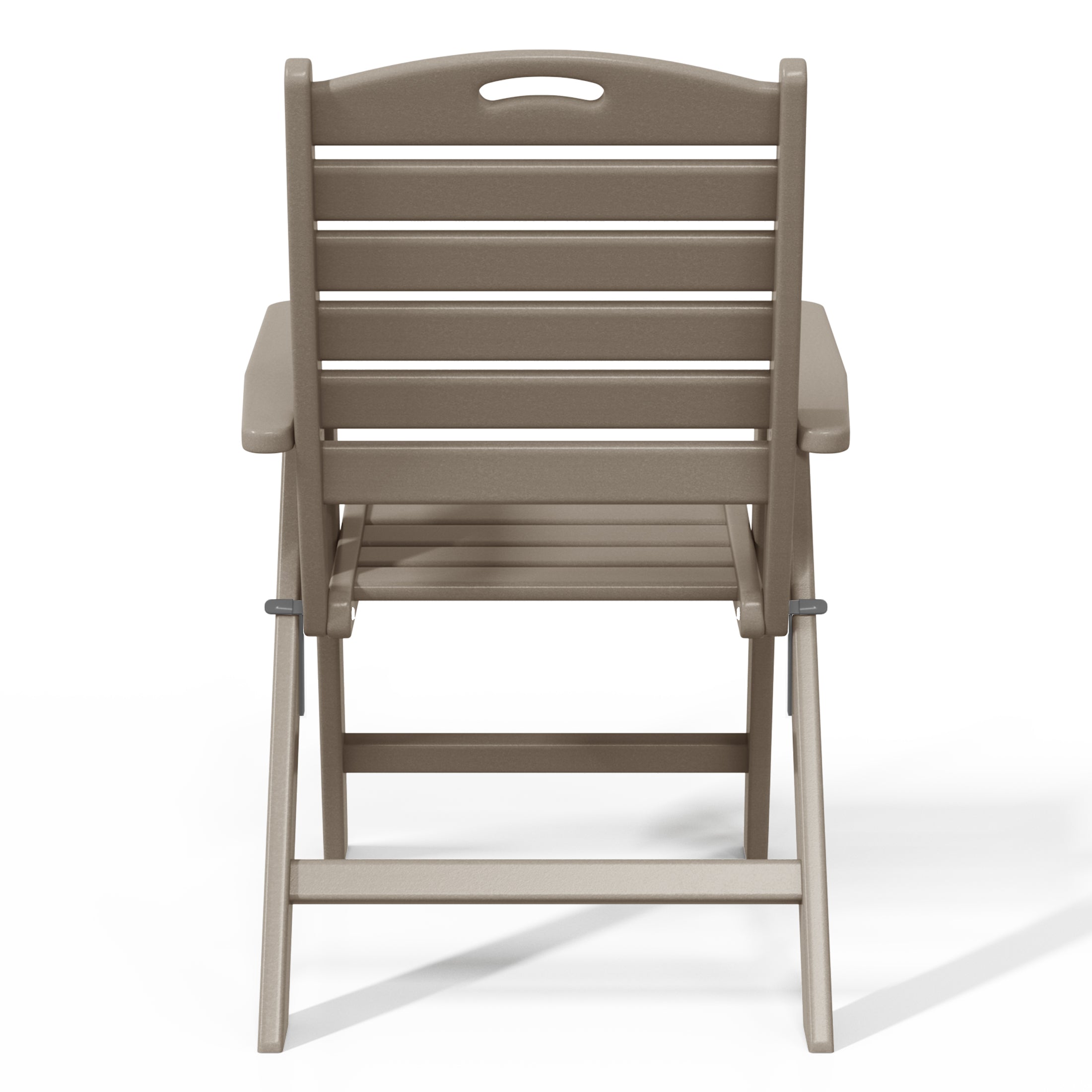 Aarhus All-Weather Outdoor Patio Folding Tall Back Dining Chair (38" High) Seahawk Designs Patio Dining Chairs