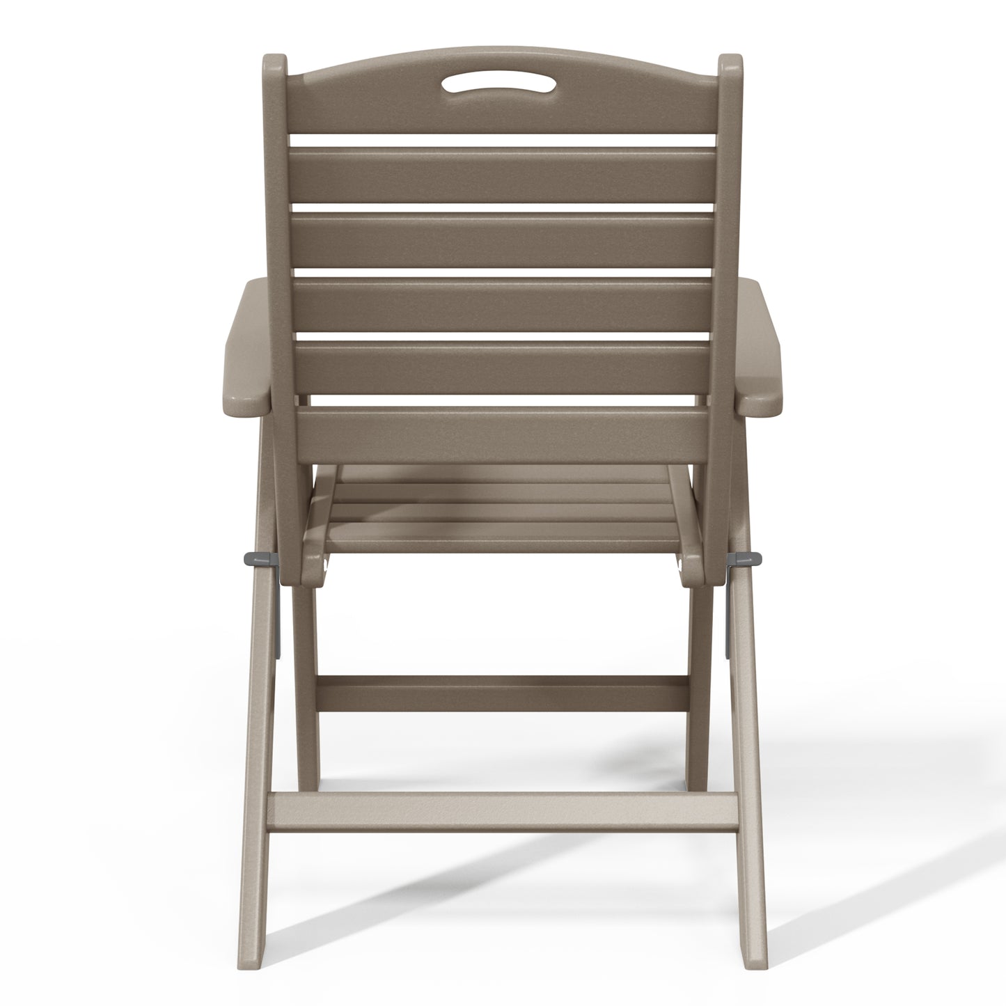 Aarhus All-Weather Outdoor Patio Folding Tall Back Dining Chair (38" High) Seahawk Designs Patio Dining Chairs