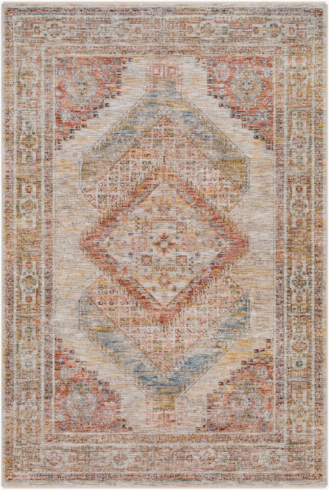 Naila Machine Woven Rug — Dark Blue/Light Sage