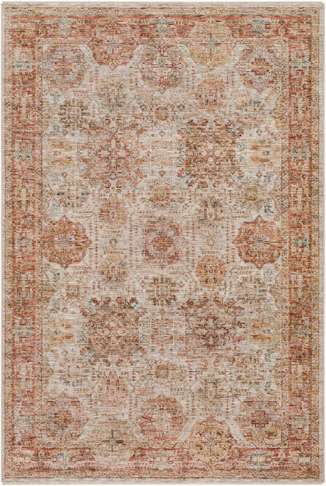 Naila Machine Woven Rug — Light Sage/Mustard