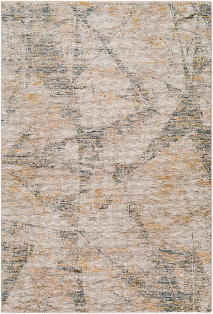 Naila Machine Woven Rug — Dark Blue/Light Sage
