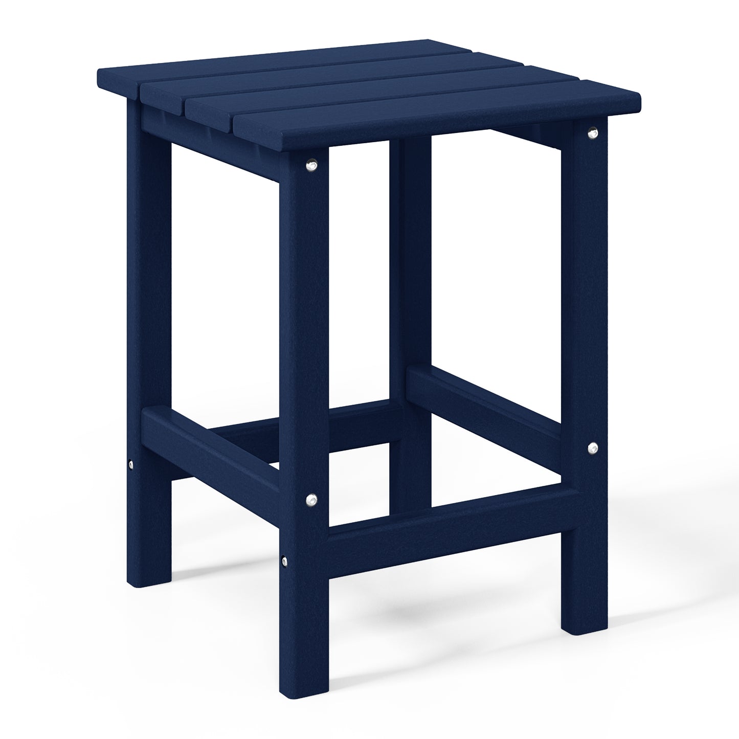 Tuscany All-Weather Outdoor Side Table (18" Height) Navy Blue Seahawk Designs Patio Side Tables