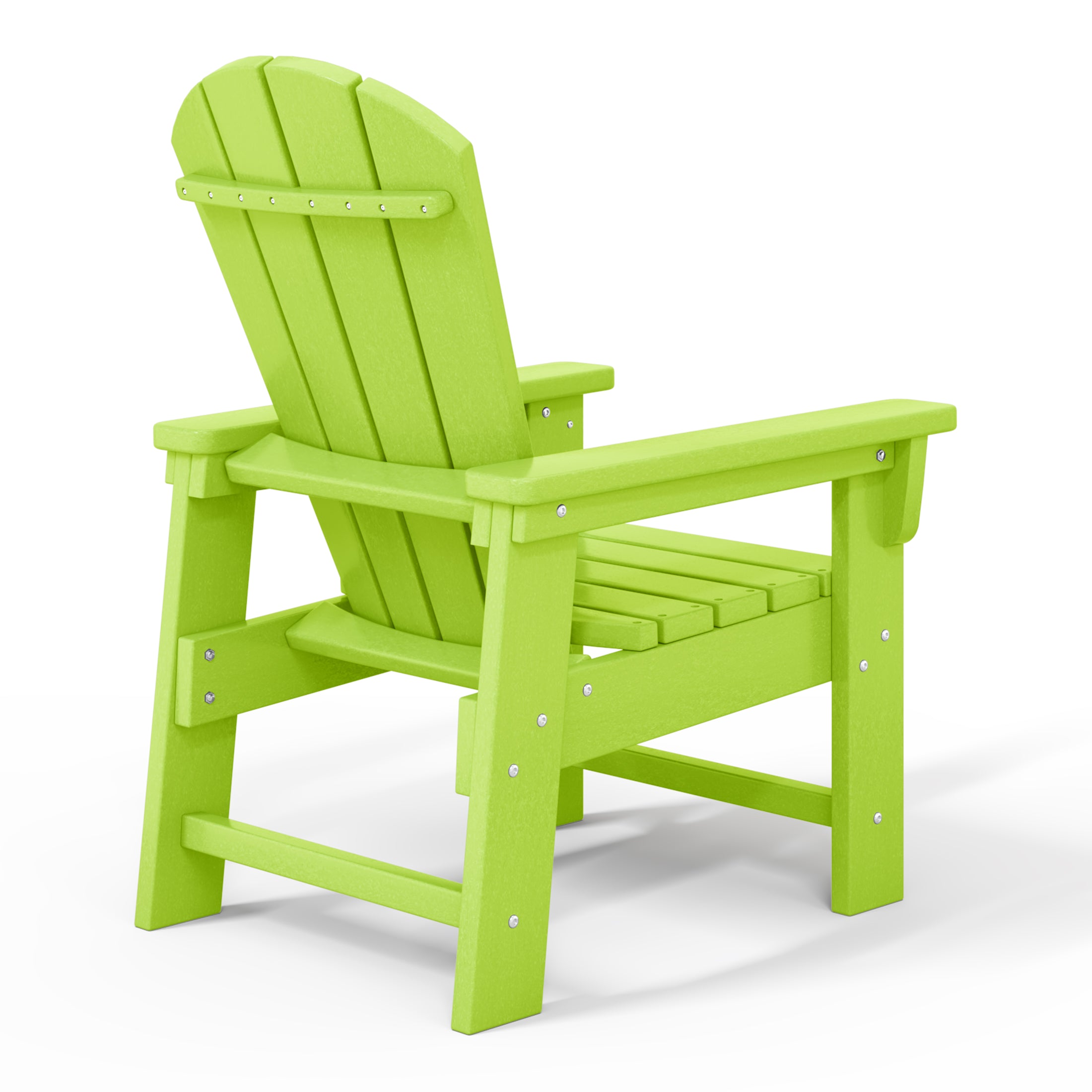 Tiny Terraces Kids' All-Weather Outdoor Poly Adirondack Chair Seahawk Designs Kids Adirondack Chairs