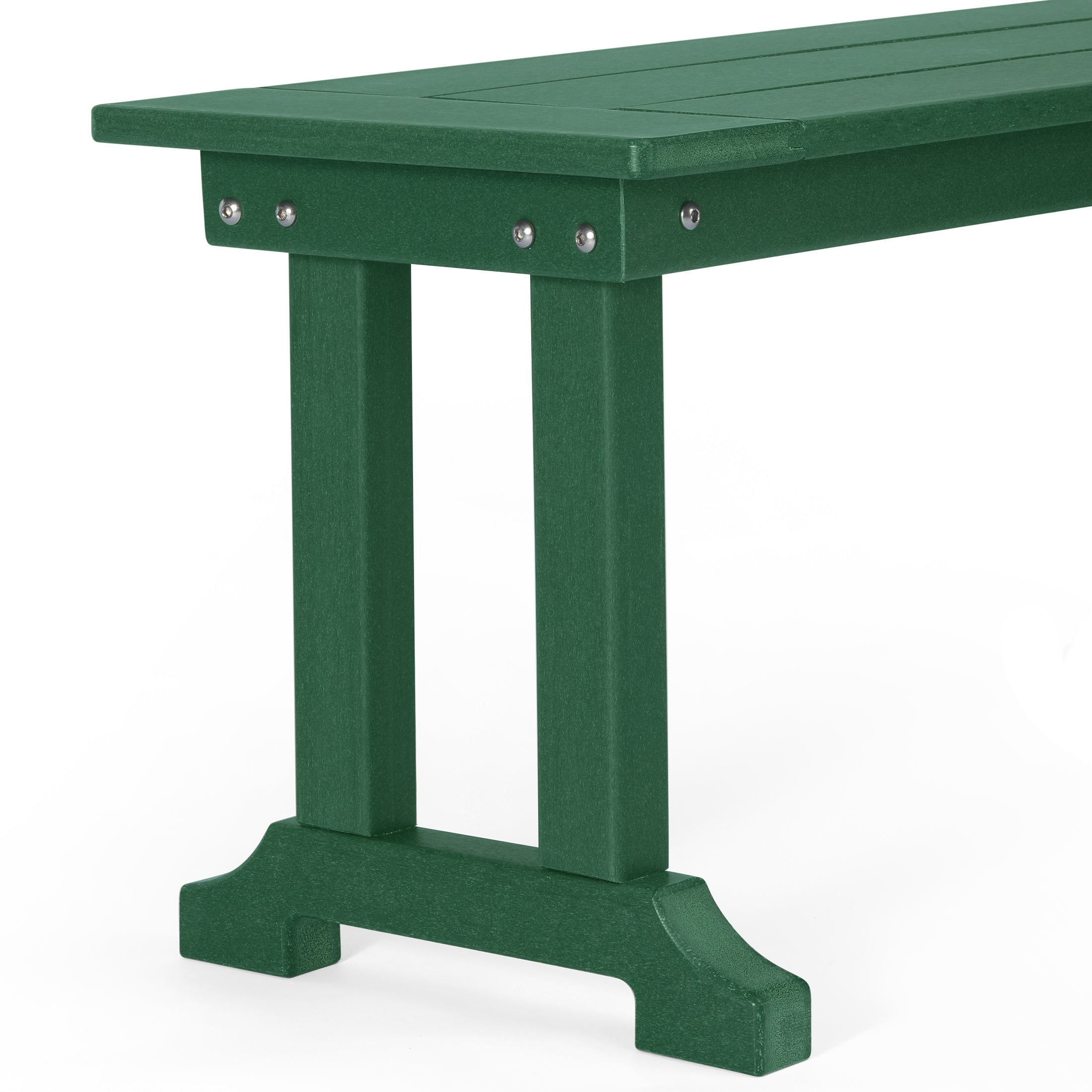 Tuscany All-Weather Outdoor 65" Trestle Dining Bench Seahawk Designs Patio Benches