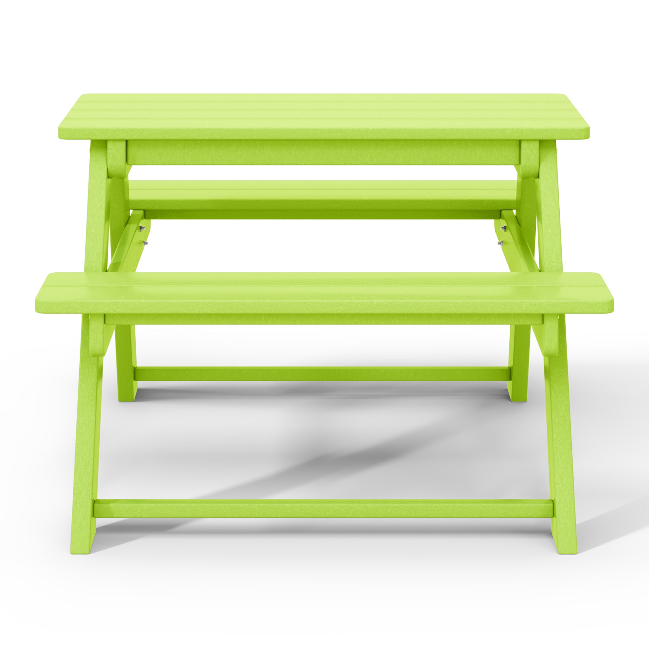Tiny Terraces Kids' All-Weather Outdoor Picnic Table Seahawk Designs Kids Picnic Tables