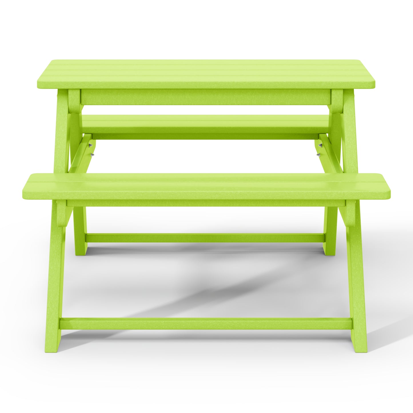 Tiny Terraces Kids' All-Weather Outdoor Picnic Table Seahawk Designs Kids Picnic Tables