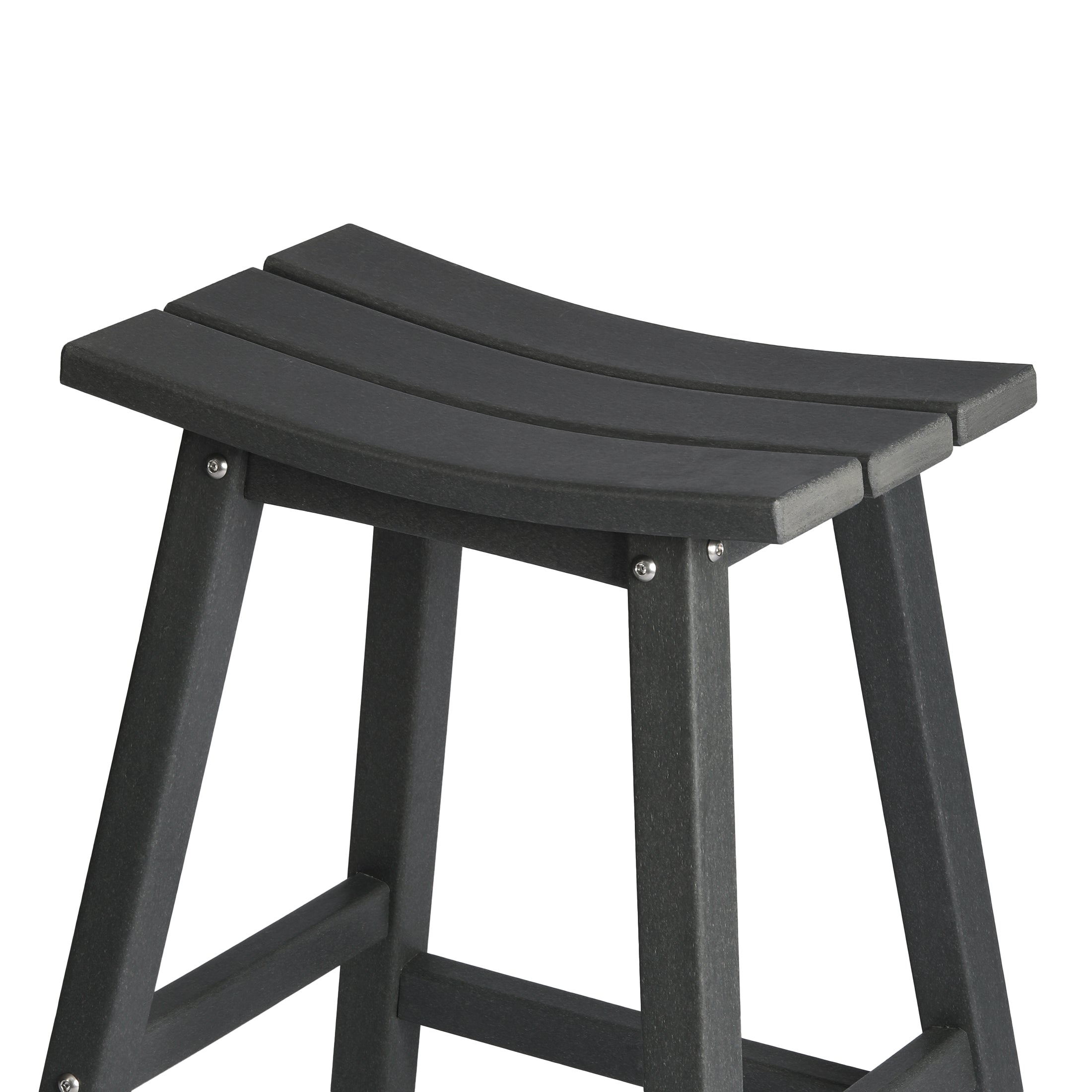 Stockholm All-Weather Outdoor Saddle Counter Stool (24" Height) Seahawk Designs Patio Bar & Counter Stools