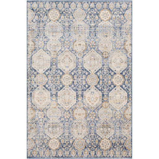 Indigo Machine Woven Rug Livabliss Indigo