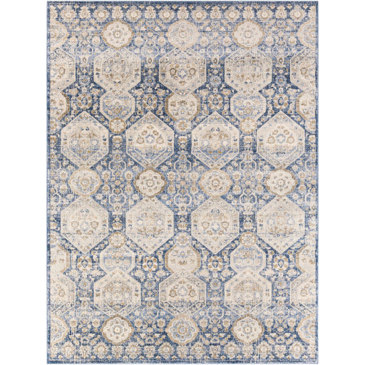 Indigo Machine Woven Rug Livabliss Indigo