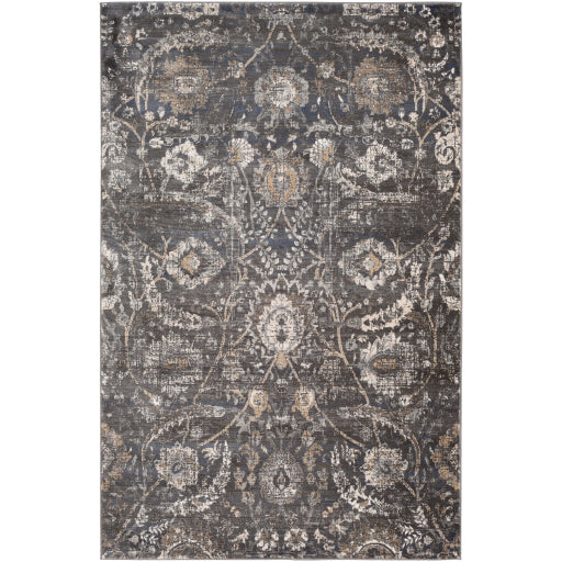 Indigo Machine Woven Rug Livabliss Indigo